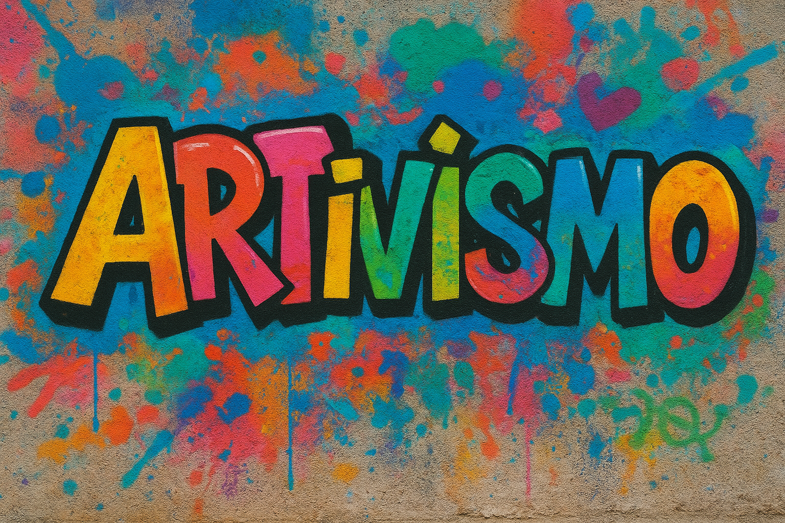 Artibismo hitza grafiti moduan