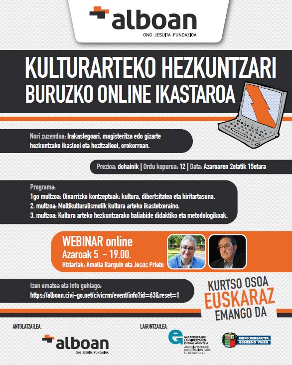 Kulturartekotasun hezkuntza ikastaroa