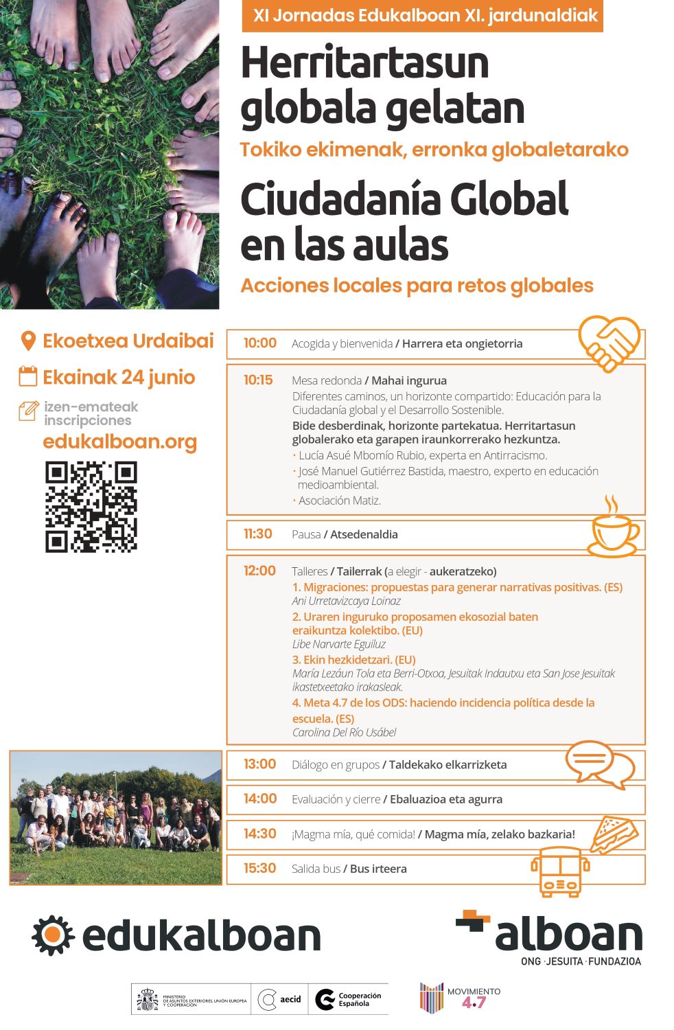 XI Jornadas EDUKALBOAN XI. jardunaldiak