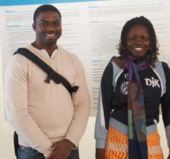 Etienne Mborong y Liliane Remadji