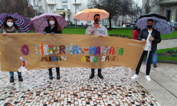 Gazte Sarea en la marcha por la dignidad del Tarajal
