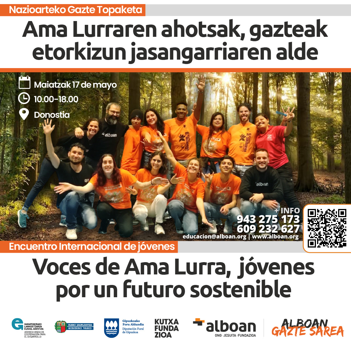 Gazte sarearen topaketa Encuentro Alboan Gazte Sarea