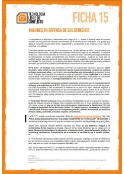 Mujeres en defensa de sus derechos