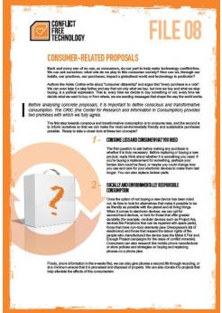 Consumer-related proposals