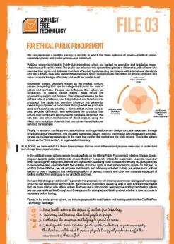 For ethical public procurement