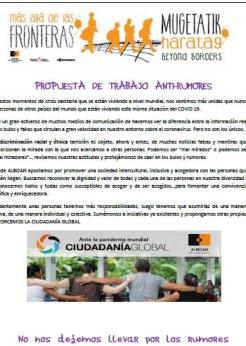 Propuesta antirumores Propuesta antirumores
