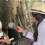  Leticia Hernandez defendatzaileak Jesuitak Indautxu bisitatu du