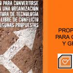 convertirse en una organización promotora de Tecnología Libre de Conflicto